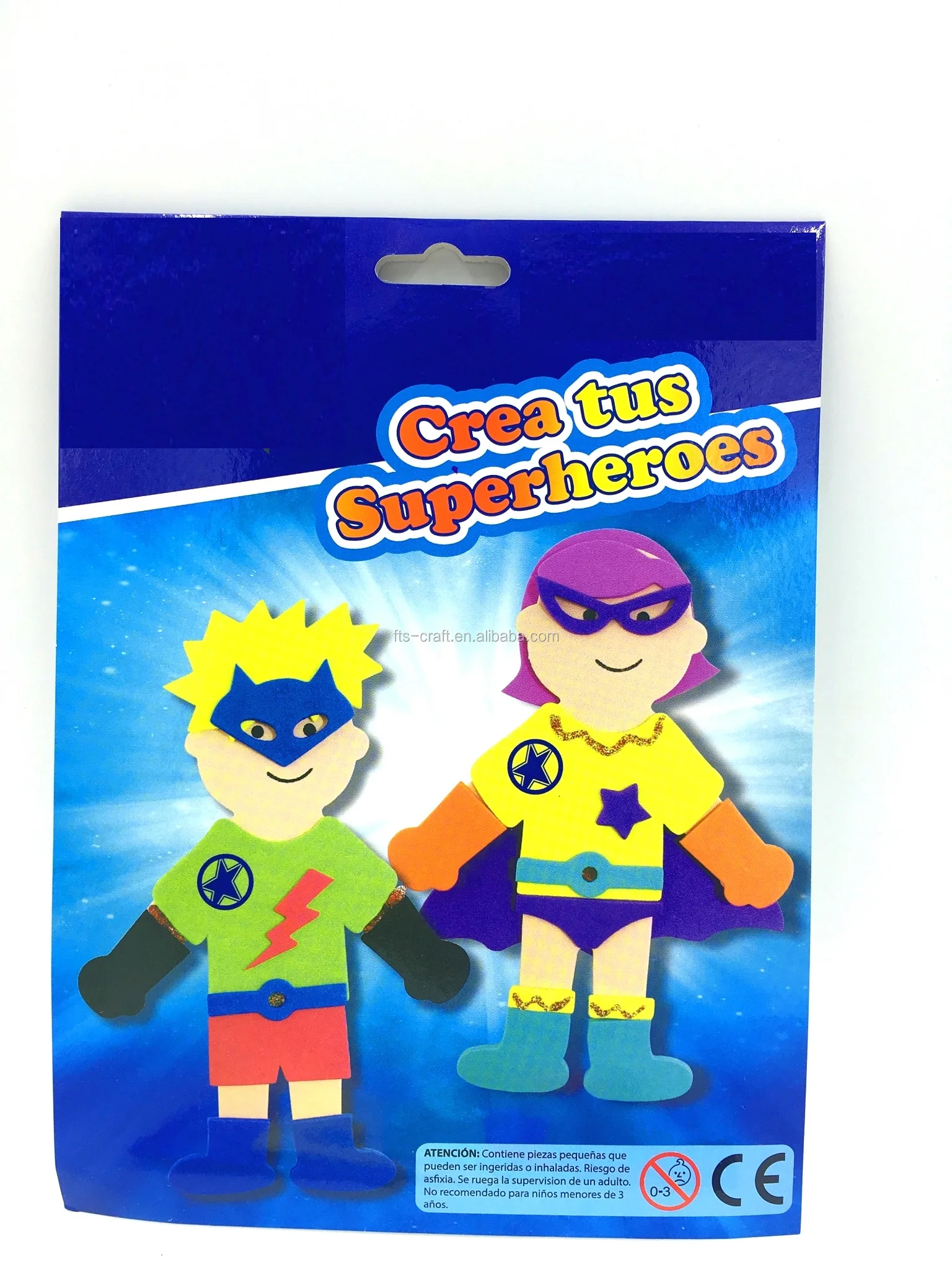 Kids Craft Kit Diy Foam Doll For Eva Foam Superhero Buy Craft Kit