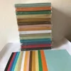 A4 size Blue Red Green Orange White Black color Leather grain paper for cover