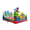 2019 new design shark inflatable bouncer slides bouncy castle jumping house climbing for kids fun toy