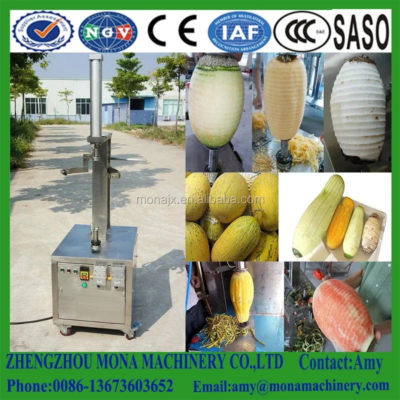 Professional Large Automatic Melon Peel Machine Papaya Pumpkin