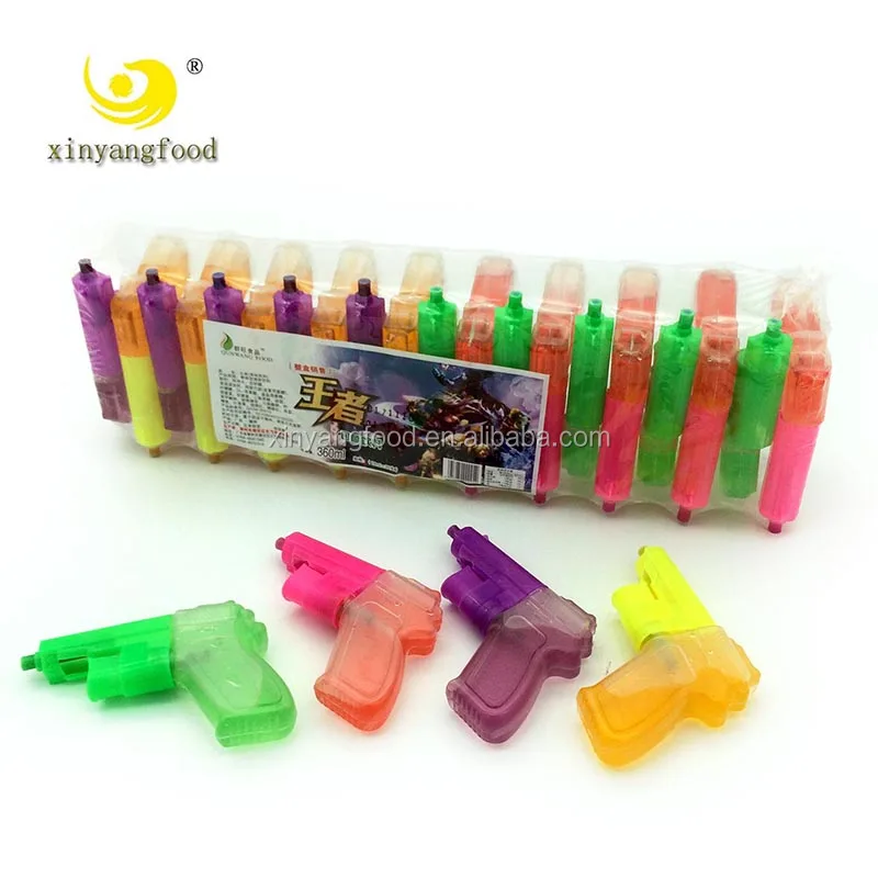 18ml Gun Shape Spray Liquid Candy/fruit Flavor Sour Spray Bottle Candy