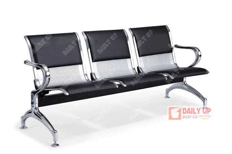 Cheap Stainless Steel Seating Bench Office Conference Chair Hospital Waiting Chair Public Seating Bench