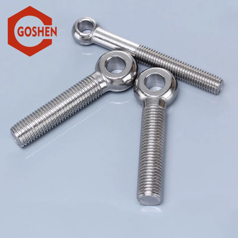 Din444 M6m36 Stainless Steel Full Thread Eye Bolt/eyelet Bolt Buy