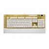 Latest keyboard factory keyboard mold develope 109 Keys with 26 Anti-Ghost Keys 3/7 colors Semi- Mechanical Gaming keyboard