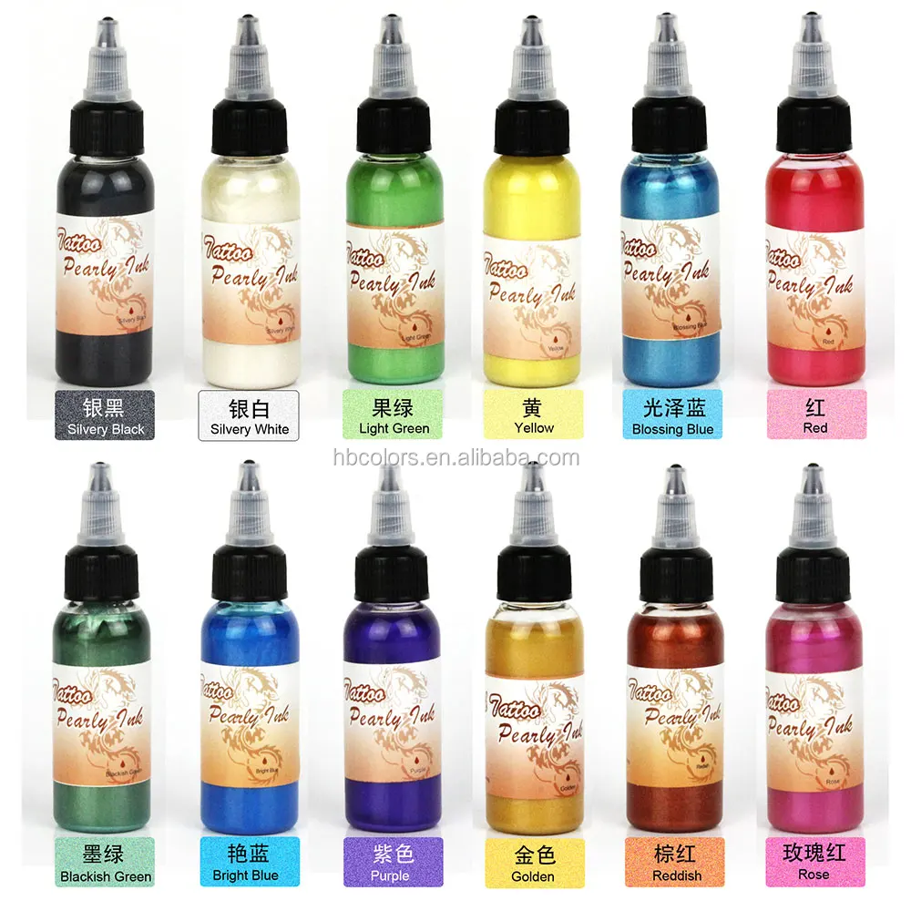 Water Proof Temporary Airbrush Tattoo Body Tattoo Paints With Vivid