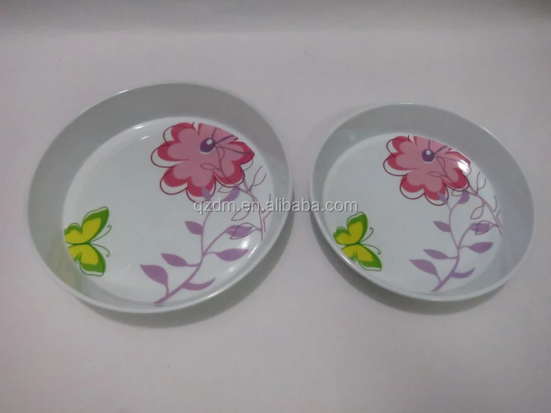 11.5 Inch Melamine Rectangle Tray With Full Decal Print
