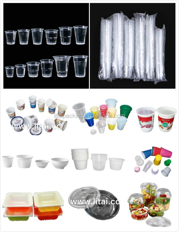 Plastic Disposal Cup Manufacturing Machine (sheet Feedingforming