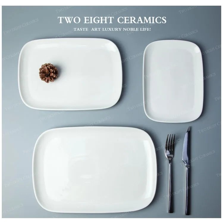 Wholesale cheap ceramic plates dishes, bulk china plates