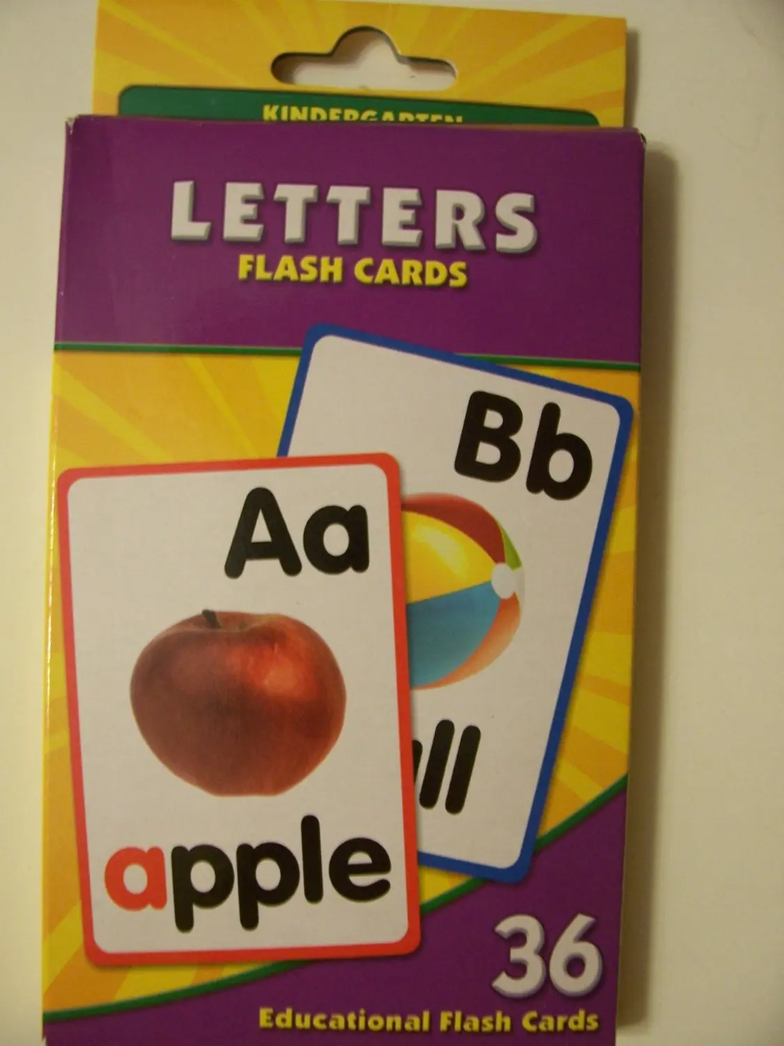 Educational Flash Cards ~ Letters (36 Flash Cards; Kindergarten)