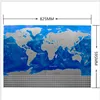 Factory direct sale deluxe scratch the world map