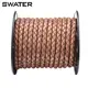 Trend 2018 Jewelry Supply 3mm To 8mm Genuine/real Braided Brown Leather Necklace Cord