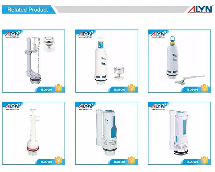 Good design ABS adjustable half toilet dual fush mechanism