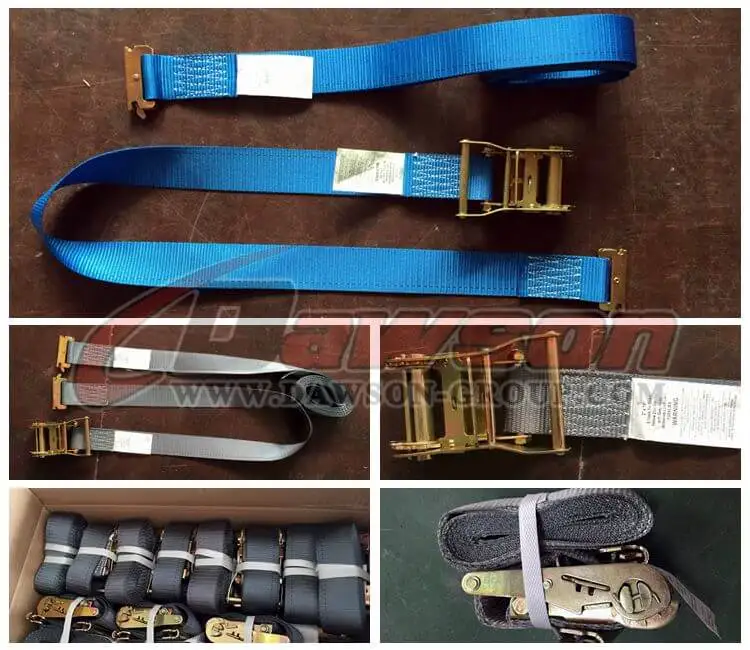 Polyester Ratchet Tie Down Lashing Strap 