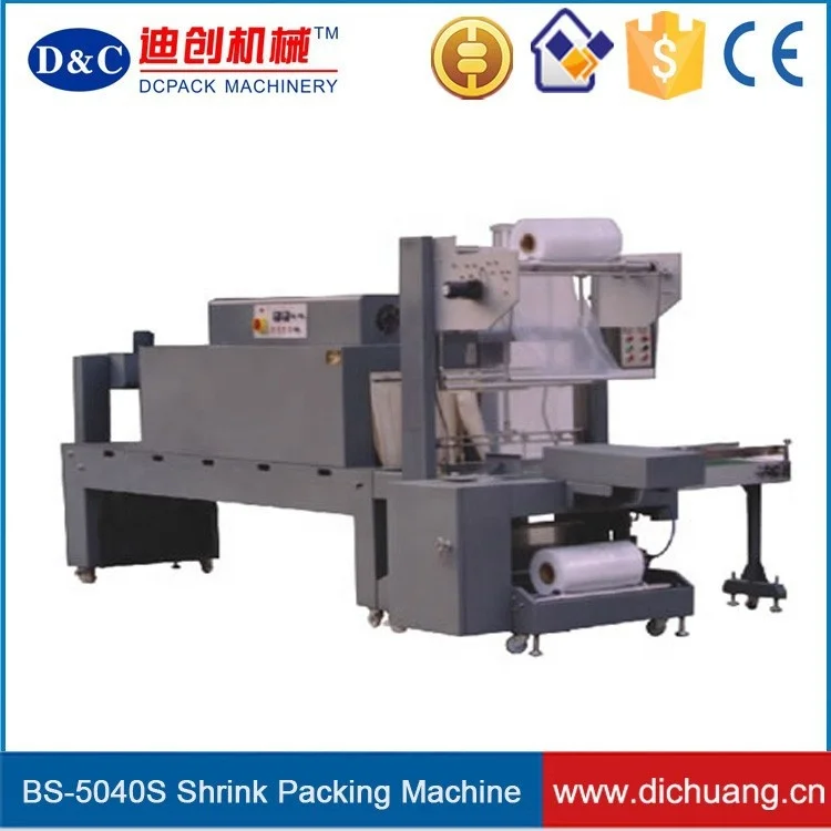 Shrink packing for carton box bottles automatic shrink wrapping machine