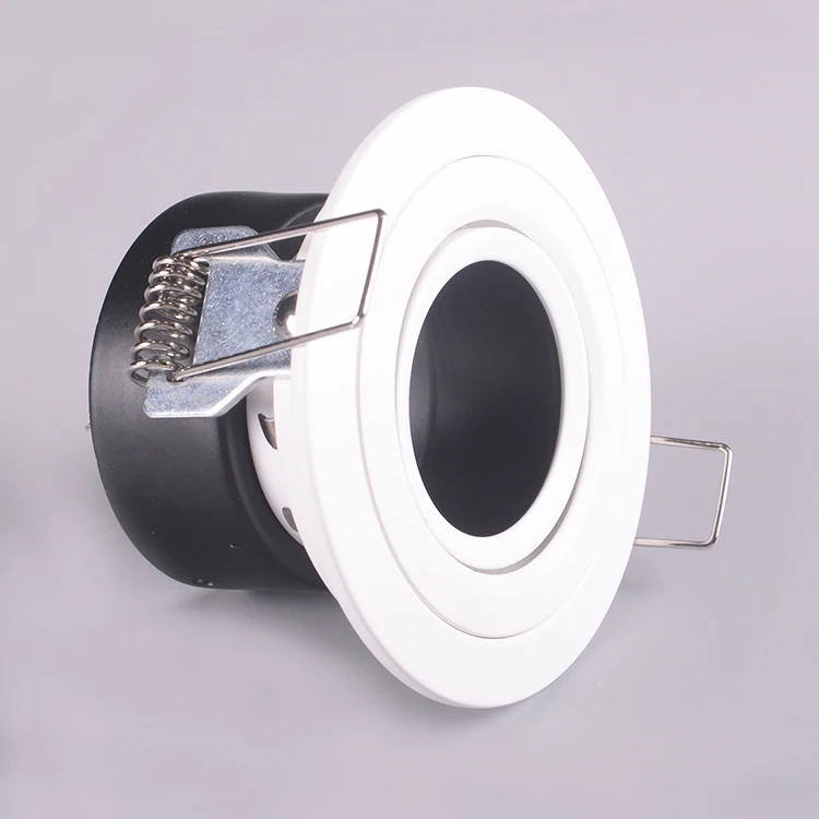 Pure Aluminium Recessed Downlight Housing Mr16 Gu10 Anti Glare