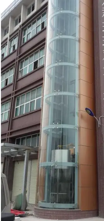 8.76mm 12.76mm 16.76mm curved laminated glass for elevator SYS