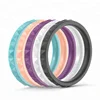 Silicone Color Code Wedding Ring Flexible Finger Ring