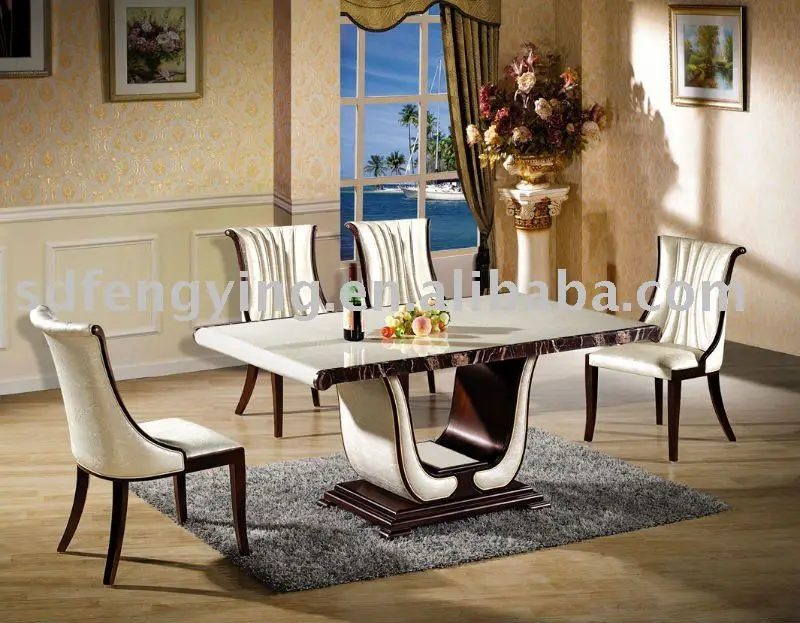 T 101 â c821 clásica de madera maciza base de mármol mesa de ... Bases para mesa de comedor