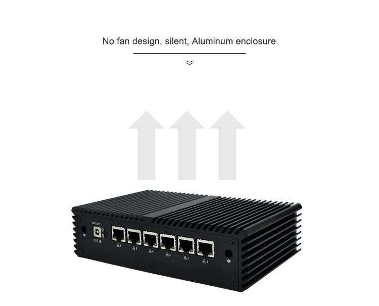 Mini Itx Firewall Server 12v Fanless Mini Pc Soft Router Thin Client