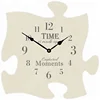 Time Made Up Captured Moments 12 x 12 Wall Hanging Wood Puzzle Piece Clock