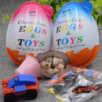 chocolate eggs with toys