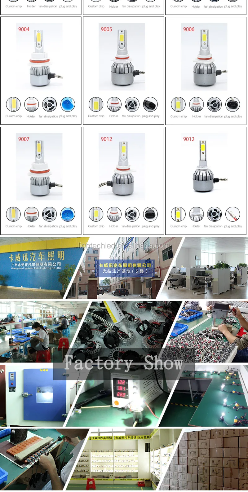 H13 Led Headlight