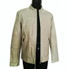 Men's synthetic PU leather biker sponge jacket