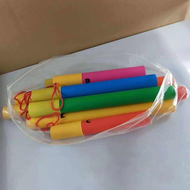 Orff Instrument - New Plastic 8 Tone Soundtube with Rope