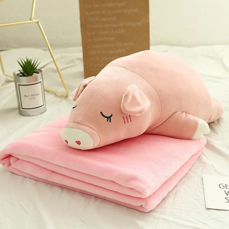 Direct Factory New Arrival Sleep Blanket Travel 2 In 1 Super Soft