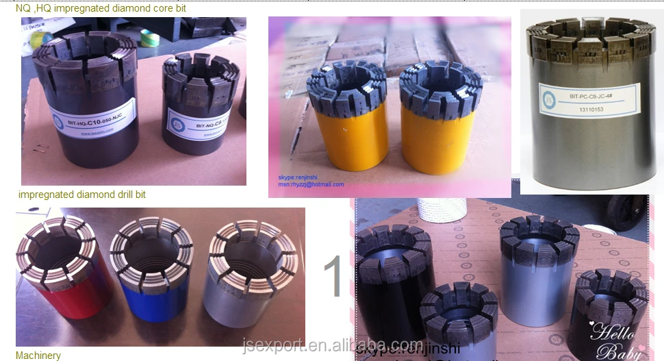 Wireline Drilling Impregnated Diamond Core Drill Bit/coal Mine Drill Bit/diamond Core Drill Bits