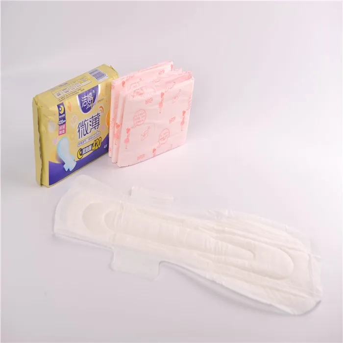Biodegradable Daily Cloth Menstrual Woman Sanitary Pad Size Organic