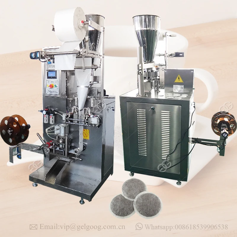 Coffee Pods Small Sachets Filter Tea Packaging Machinery Round Shape