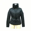 Direct Breathable Winter Ladies Clothes Nylon Blend Front Zipper Women Quilted Bomber Jacket
