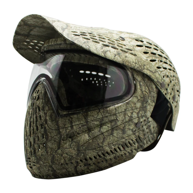 Headshield Camo Paintball Helmet Mask Full Cover Head Coverage And