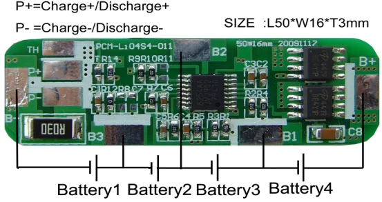 Схема подключения bms 4s lifepo4