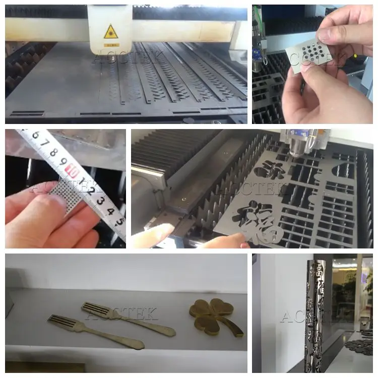 1325 1530 Stainless Steel Plate Aluminum 500W 1000W Fiber Laser Metal Cutting Machine For Metal