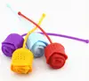 Colorful Rose Flower Shaped Light Silicone Sink Strainer