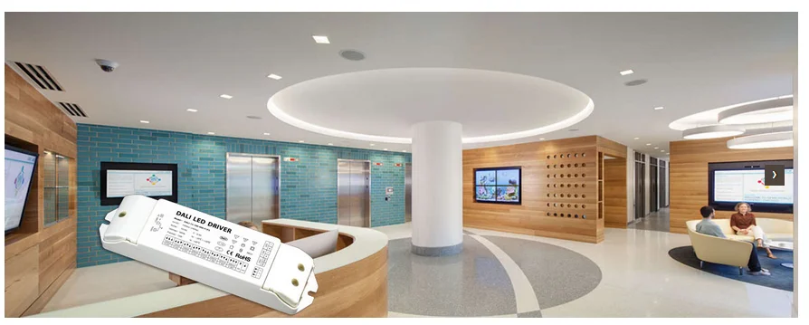 Constant Current Push Dim 3-15w AC100-240V dimming DALI-15-100-400-F1P1 led power supply