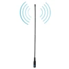 NA-771 144/430MHz Dual Band Flexible Spring Whip SMA-F Handheld Radio Antenna for Walkie Talkie, Antenna Length: 38cm