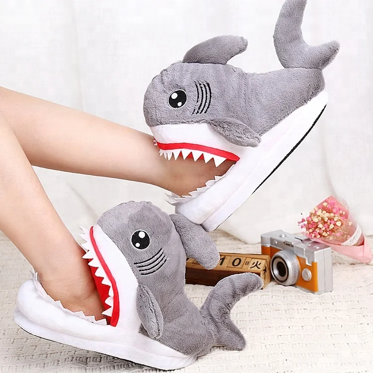 Shark Plush Slippers