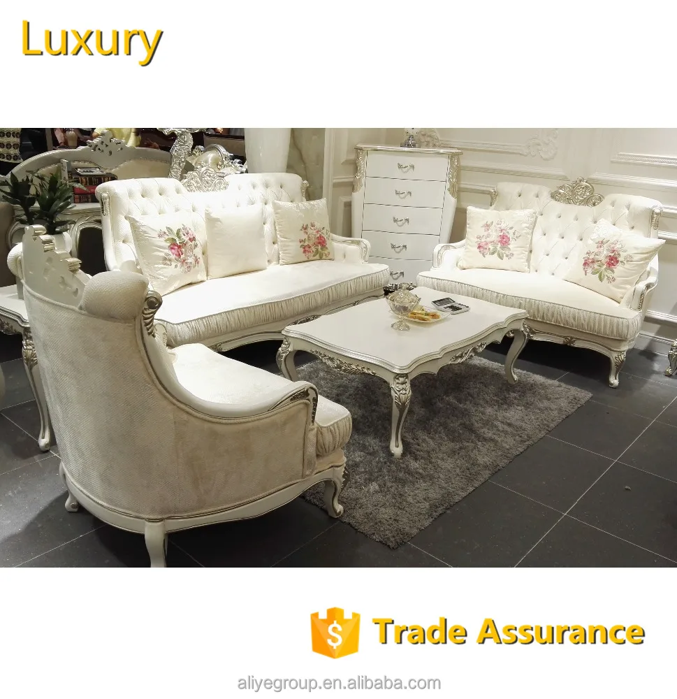 Aliye Wooden Sofa Set Leather Cushion Designs Modern And S Amds 06 European Style Luxury 7 Seater