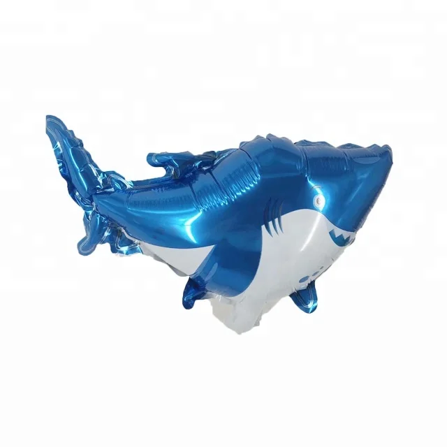 Baby Shower Confetti Splash Shark Photo Props Latex Balloons Inflatable Toys