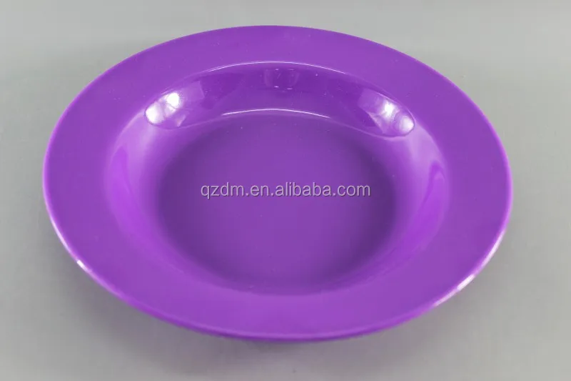Purple colour Melamine Salad Plate, Suop Plate