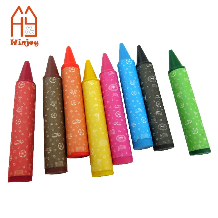 Set Packaging 6 Pack Crayons For Toddlers,Safty And Nontoxic Wax