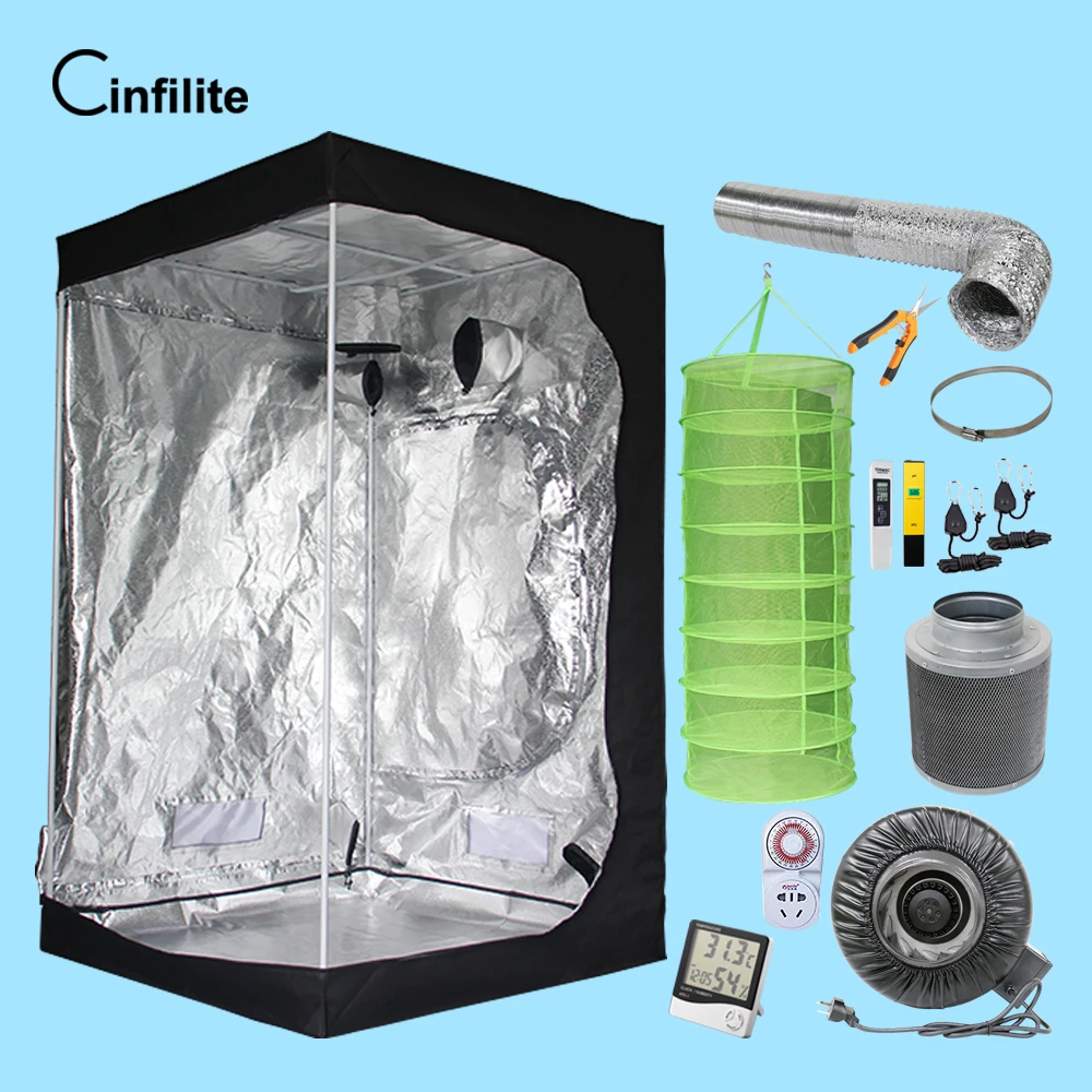 Professional Customizable Indoor Hydroponic Mylar Grow Tent Complete ...