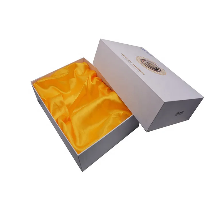 Pink Gold Hot Stamping Logo Rigid Paper Box with Clear PVC Window Ribbon Closure for Wig Hair Extension Packing