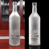 White 750ML Frosted Rum/vodka/whisky Bottle Screw Top 750 ML Glass Bottles