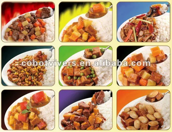 sweet and sour pork/ self heating rice/ Meal ready to eat/MRE