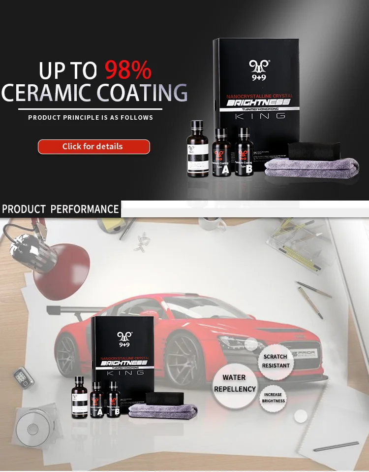 Factory Directly Sell Paint Car Coating Super Hydrophilic Self Cleaning
