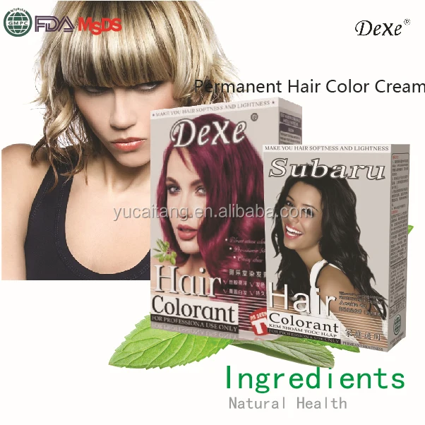 Low Ammonia Natural Salon Black Hair Dye Brands/ No Ammonia Permanent